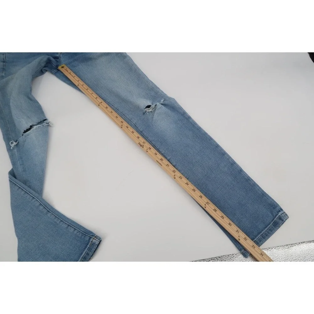 Buck‎ Mason Jeans 31 Slim Denim Blue Light Wash Fade 31x33 Made in USA BM12004